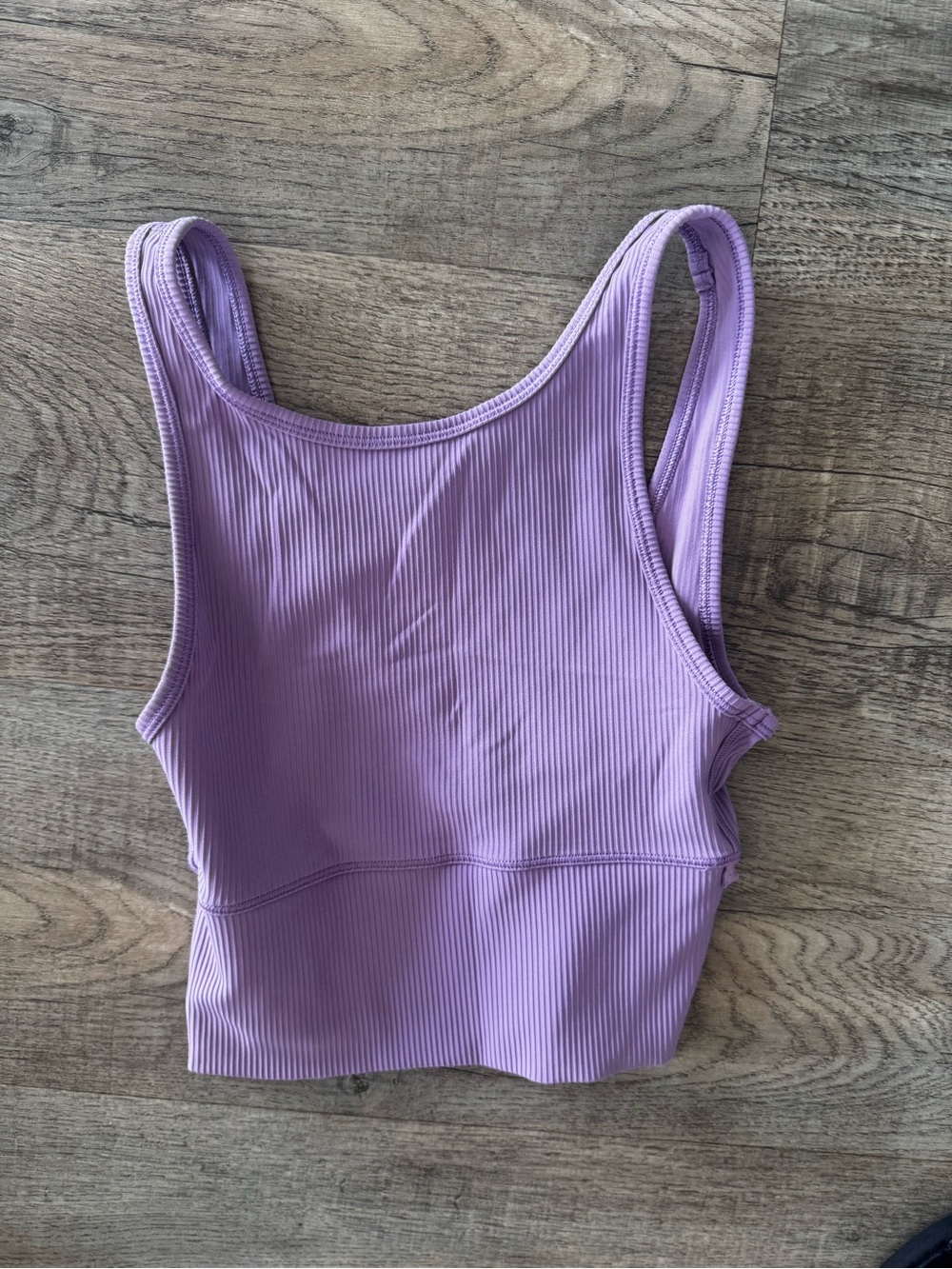 Lululemon Power Pivot Ribbed Tank Top Color Lavender Size 0/2